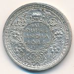 Британская Индия, 1/2 рупии (1944 г.)