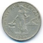 Филиппины, 25 сентаво (1964 г.)