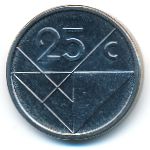 Аруба, 25 центов (2023 г.)