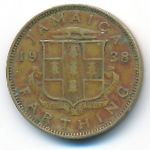 Jamaica, 1 фартинг (1938 г.)