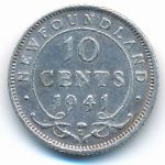Newfoundland, 10 центов (1941 г.)