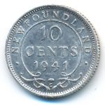 Newfoundland, 10 центов (1941 г.)