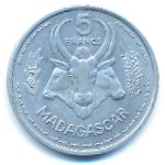 Madagascar, 5 франков (1953 г.)