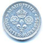 Mauritius, 1/4 рупии (1946 г.)