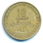 Frenc Afars & Issas, 10 франков (1975 г.)