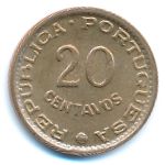 Guinea-Bissau, 20 сентаво (1973 г.)