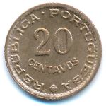 Guinea-Bissau, 20 сентаво (1973 г.)