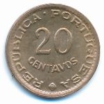 Guinea-Bissau, 20 сентаво (1973 г.)