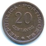 Guinea-Bissau, 20 сентаво (1973 г.)