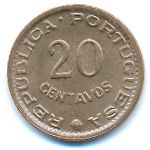 Guinea-Bissau, 20 сентаво (1973 г.)