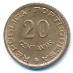 Guinea-Bissau, 20 сентаво (1973 г.)