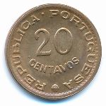 Guinea-Bissau, 20 сентаво (1973 г.)