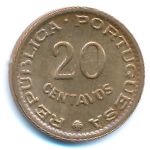 Guinea-Bissau, 20 сентаво (1973 г.)