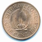 Sierra Leone, 1 цент (1964 г.)