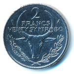 Мадагаскар, 2 франка (1982 г.)