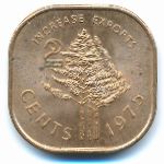 Swaziland, 2 цента (1975 г.)