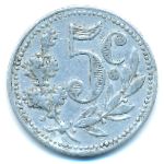 Алжир, 5 сантим (1916 г.)