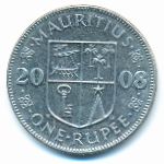 Маврикий, 1 рупия (2008 г.)