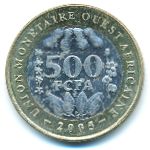 Западная Африка, 500 франков (2005 г.)