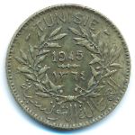 Тунис, 2 франка (1945 г.)