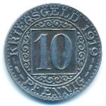 Оберхаузен., 10 пфеннигов (1919 г.)
