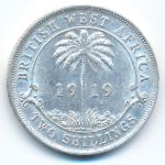 British West Africa, 2 шиллинга (1919 г.)