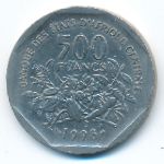 Central African Republic, 500 франков (1998 г.)