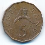 Танзания, 5 сенти (1982 г.)