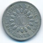 Сьерра-Леоне, 10 центов (1964 г.)