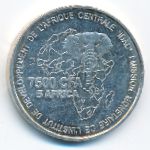Камерун, 7500 франков КФА (2006 г.)