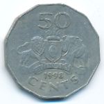 Свазиленд, 50 центов (1998 г.)