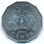 Свазиленд, 50 центов (2005 г.)
