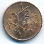 South Africa, 1/2 цента (1970 г.)
