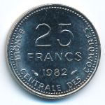 Коморские острова, 25 франков (1982 г.)