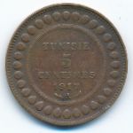 Тунис, 5 сентим (1917 г.)