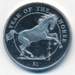 Сьерра-Леоне, 1 доллар (2002 г.)