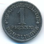 Reutlingen, 1 пфенниг (1920 г.)