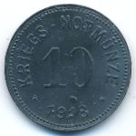 Райхенхалль., 10 пфеннигов (1918 г.)