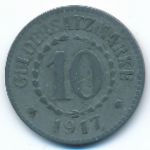Poznan, 10 пфеннигов (1917 г.)