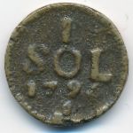 Luxemburg, 1 соль (1795 г.)