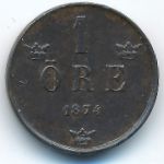 Швеция, 1 эре (1874 г.)