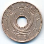 East Africa, 5 центов (1921 г.)