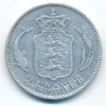 Denmark, 2 кроны (1875 г.)