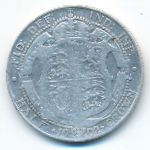 Великобритания, 1/2 кроны (1902 г.)