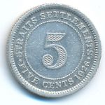 Straits Settlements, 5 центов (1926 г.)