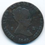 Испания, 8 мараведи (1849 г.)