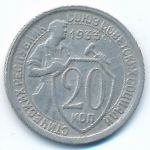 Soviet Union, 20 копеек (1933 г.)