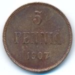 Финляндия, 5 пенни (1907 г.)
