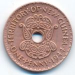 New Guinea, 1 пенни (1944 г.)