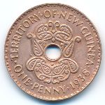 New Guinea, 1 пенни (1938 г.)